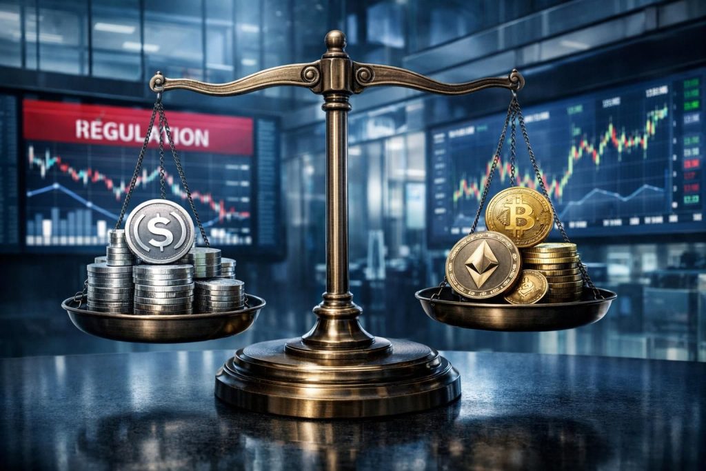 erfahren sie, wie die regulierung von stablecoins die machtverhältnisse im kryptomarkt beeinflusst und welche auswirkungen dies auf investoren und unternehmen hat.